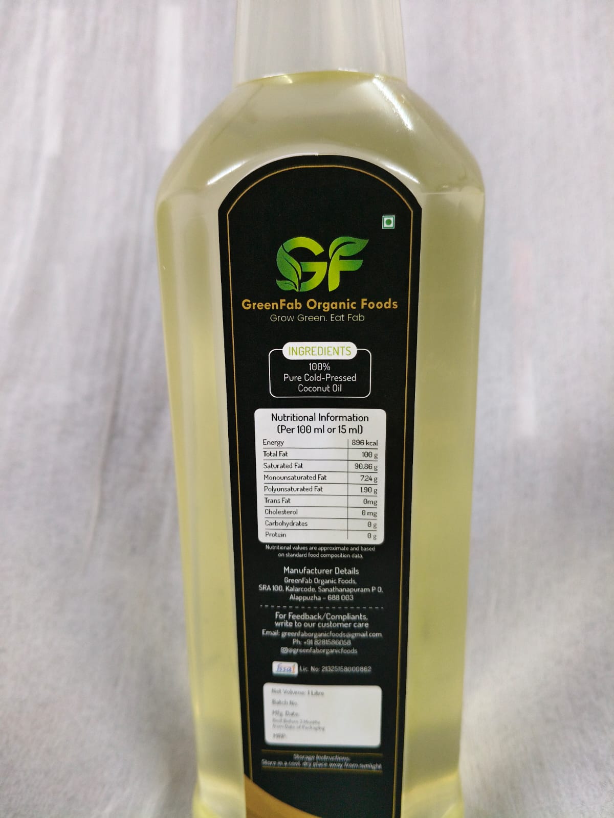 Cold Pressed Coconut Oil